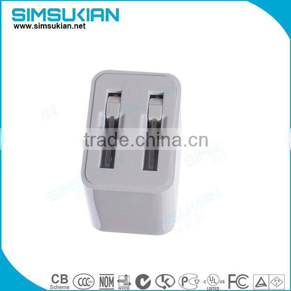 5V/2A AC DC Adapter 10W Wall Charger USB Charger, UL CE SAA KC PSE approved