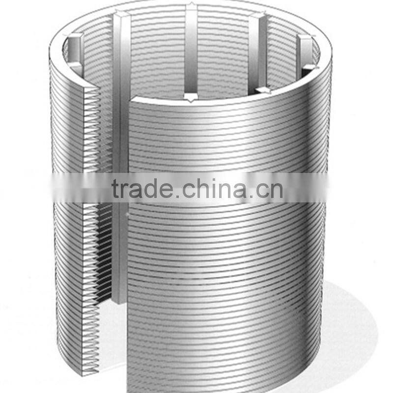 johnson v shaped wire welded stainless steel water well screens