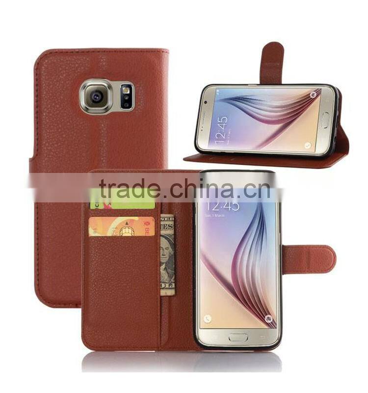 Hot Selling smart mobile phone case design s7 flip leather phone case for samsung