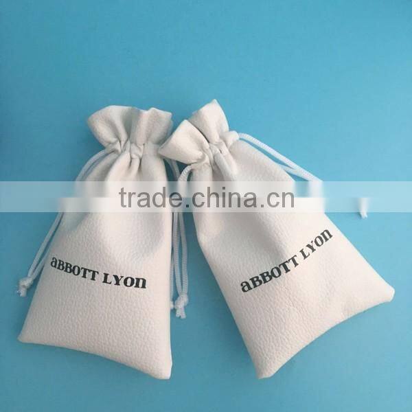 custom handmade leather bag with logo printed