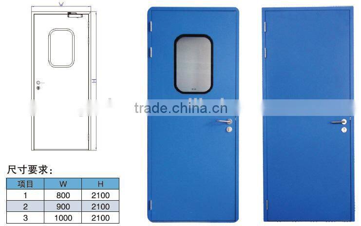 D-800 steel clean room door