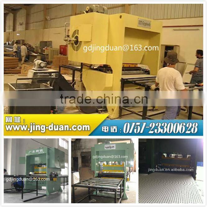 Perforated gypsum board making machine,square hole,round hole,oval hole