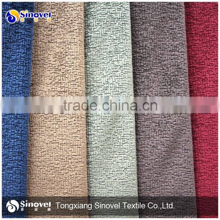 fabric and textile 100% polyester burn out upholstery velvet fabric for curtain/sofa/home textile