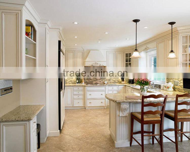 European elegant flat pack kitchens/modern mfc kitchen cabinets