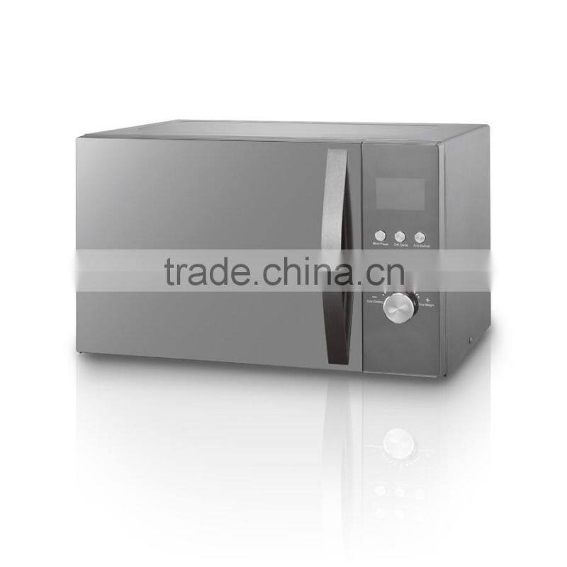 28L Microwave Oven with retro style, 60 minute digital timer