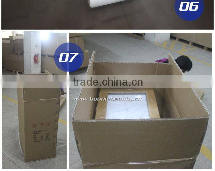 White wooden beauty salon drawer trolley BN-T103