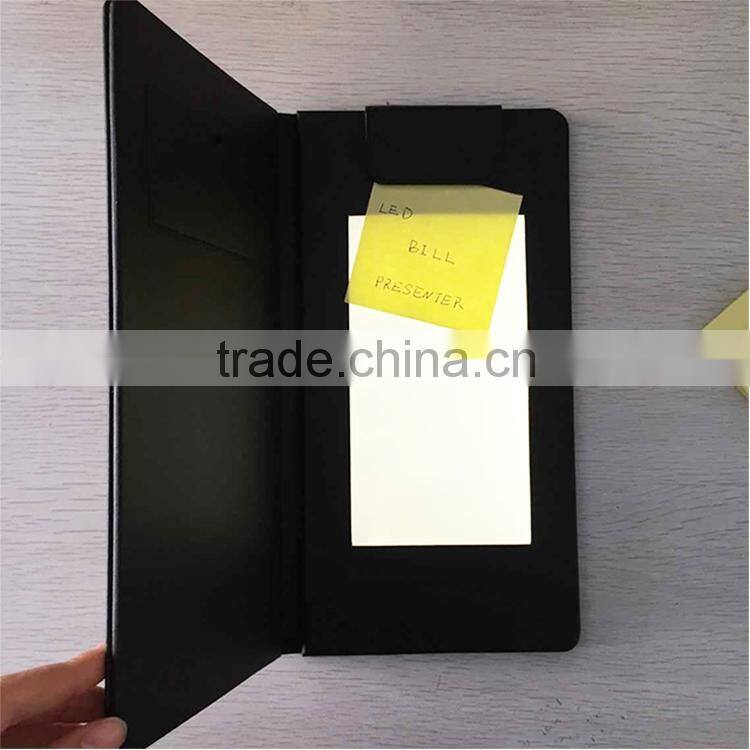 hotel led lighting bill presenter