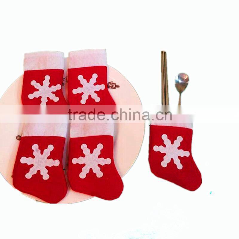 Fashion design christmas tableware cover,christmas tree decorations