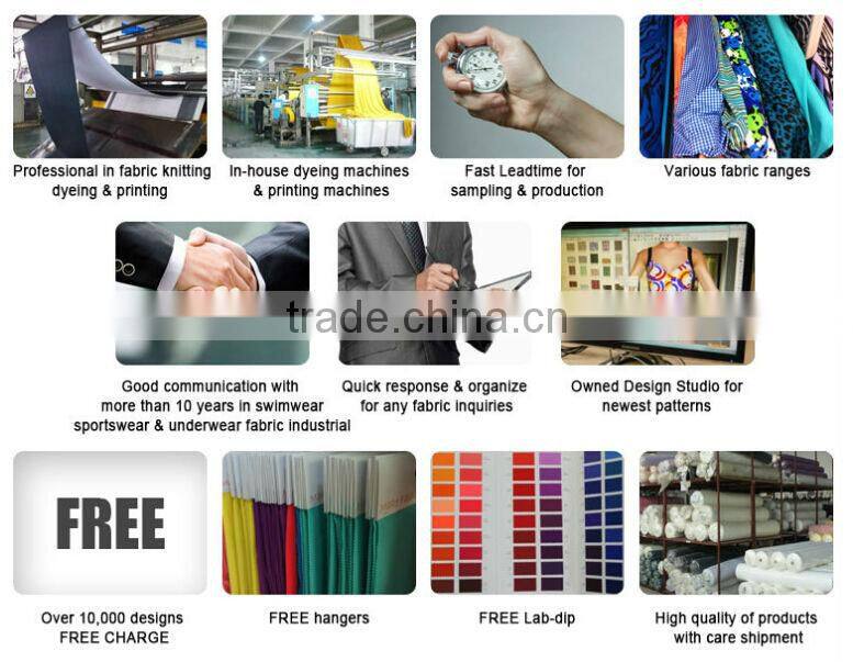 100 polyester tricot fabric Spandex Digital Printed Swimwear Bikini fabric