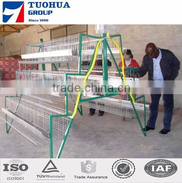 3 tiers layer poultry cages for kenya farms