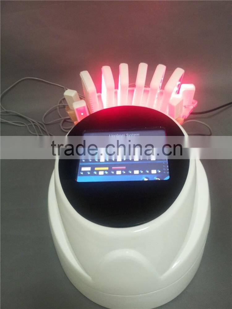 best 650nm 150mw 10 pads lipo laser body shape machine for sale