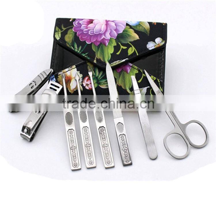 Bonvatt High quality and attractive manicure set in PU case for ladies acrylic nail set