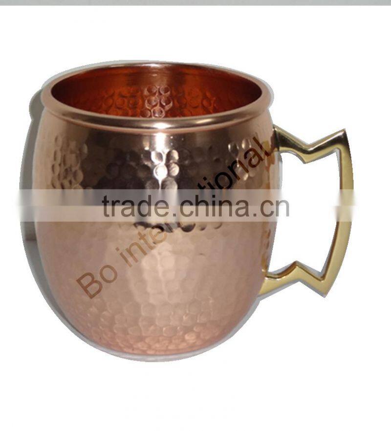 Pounded Copper Mugs