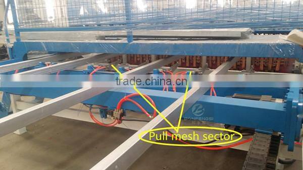 Synchronous control technology fully automatic fence panels wire mesh welded machine