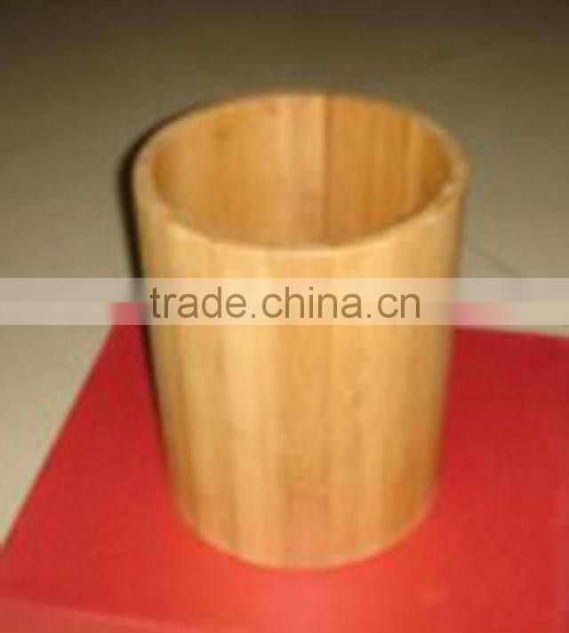 Bamboo waste bin
