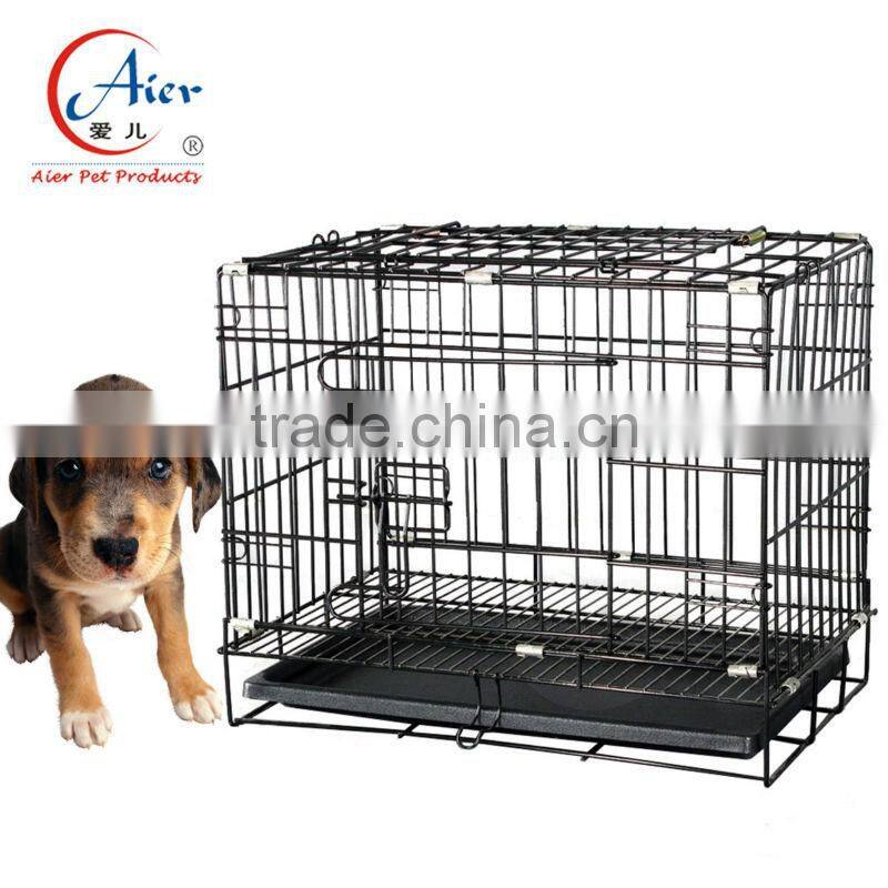 folding wire small dog cage