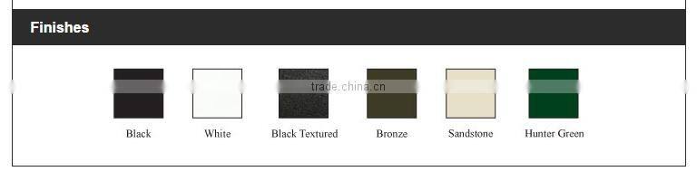 Without welding Maintenance free coating Galvanized steel Lawn fencing with Flexible Design