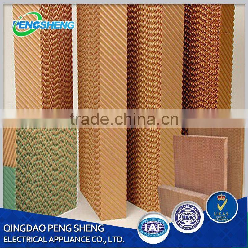 Industry evaporative cooling pad/wet curtain for greenhouse/poultry ventilation system(5090,7090)
