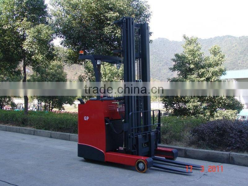 1.5 ton electric reach truck with 9.5m lift height