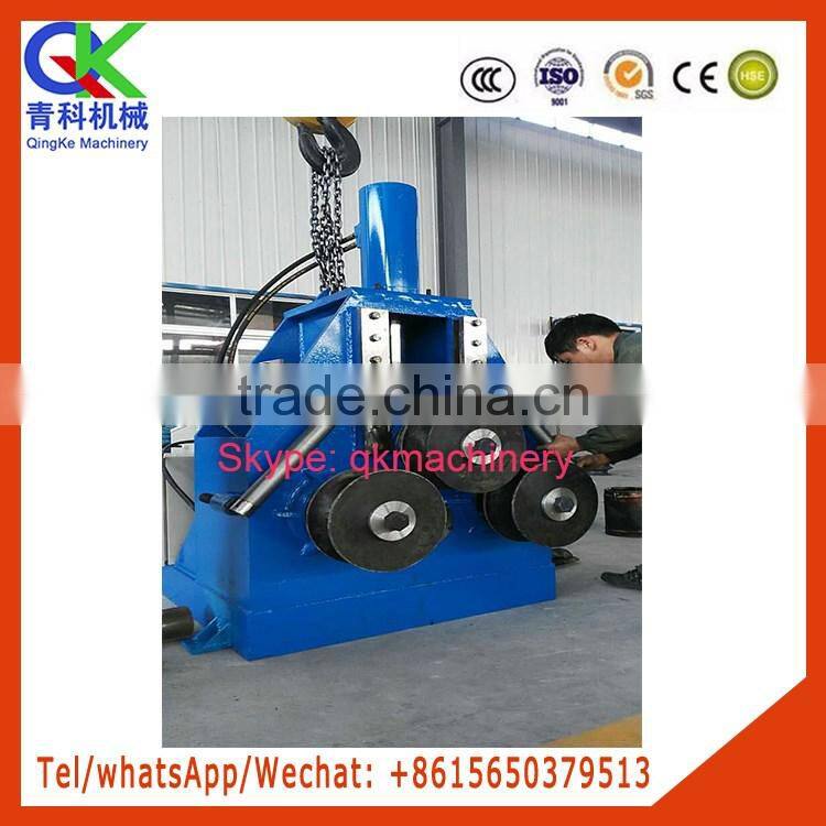 2.5 ton large steel pipe rolling machine can bend flat steel