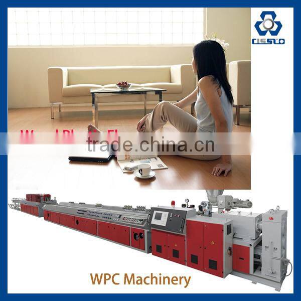 CE STANDARD HIGH PERFORMANCE WOOD PLASTIC BOARD EXTRUSION MACHINE, WOOD PLASTIC PRODUCTION MACHINE
