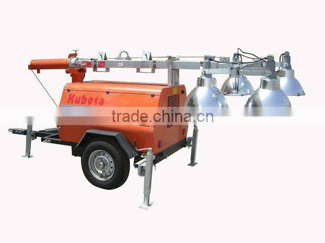 mining lighting tower/lighting tower generator4*400w