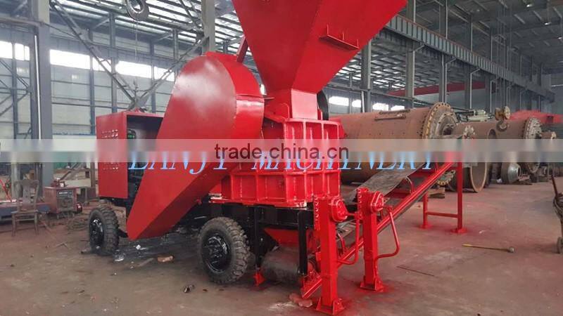 New style diesel engine mobile jaw crusher for stone crushing plant