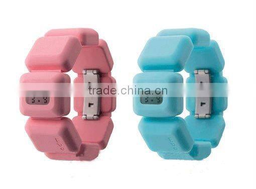 2012 Fashion Silicone Chocolate watch