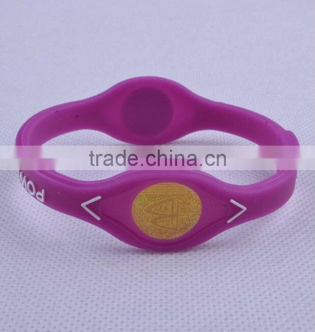 Hot sale!!! Most special promotion gift energy silicon bracelet charms fashion bracelets 2013