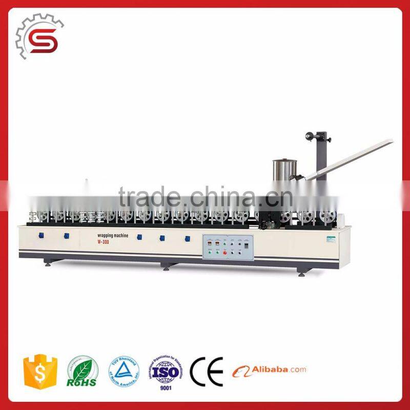 Woodworking Profile Wrapping Machine BF300B-II mdf profile wrapping machine