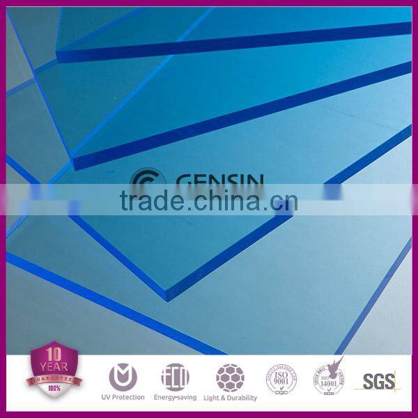Polycarbonate Solid Sheet 1mm Thickness 1220mm*2440mm UV Resistance Coating Clear 100% Virgin PC Resin Strong Impact