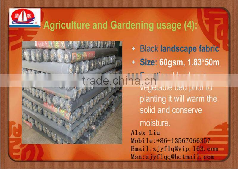 100% PP non woven fabric use Landscape plant or agriculture plant insulation sunscreen to prevent pests and so on