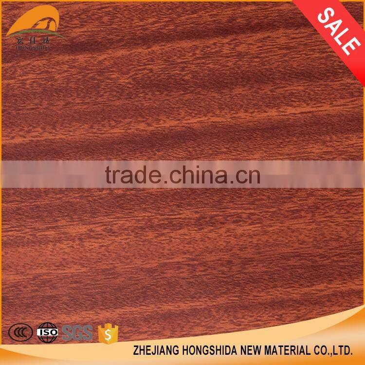 Easy operate pvc film wood grain decorative sheet pvc membrane foil for door