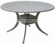 48 " round cast aluminum dining table 18334