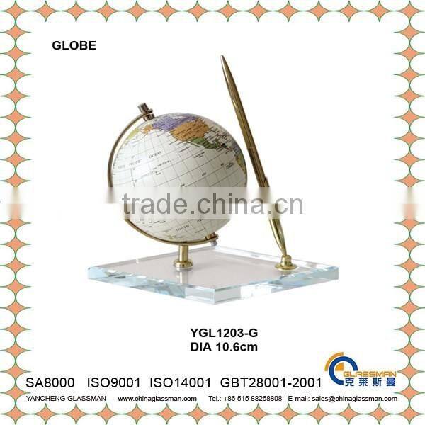 DIA10.6cm desk office decorative world globes YGL901S
