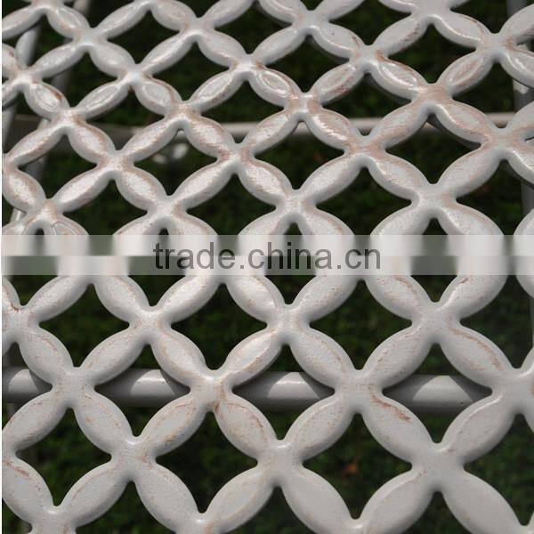 Bistro Set White With Foldable Table and Chairs Outdoor Furniture