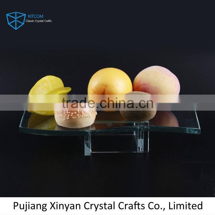 Best seller custom design crystal cake stands for wedding cakes from manufacturer