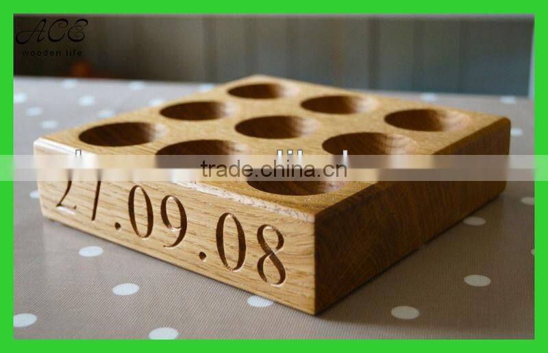 wooden egg tray