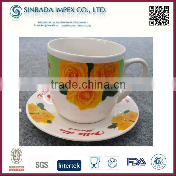 Ceramic Tea Cup and Saucer Wholesale