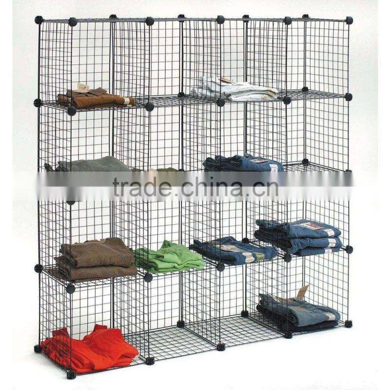 White Wire Grid Panel 14 x 14