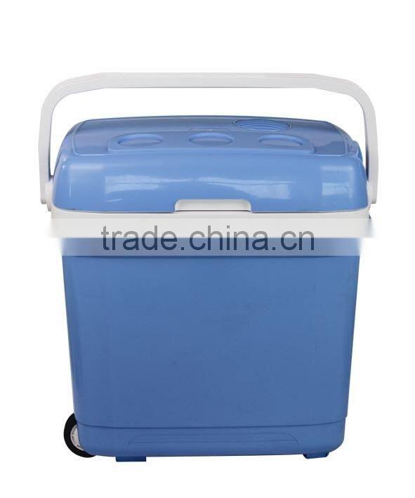 Hot sale car mini cooler auto fridge Portable electric cooler and warmer 30L