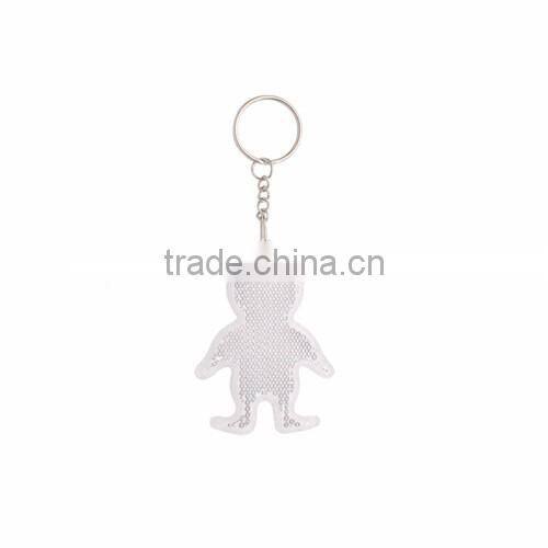 bear shaped reflective keyring,fashionable keyring