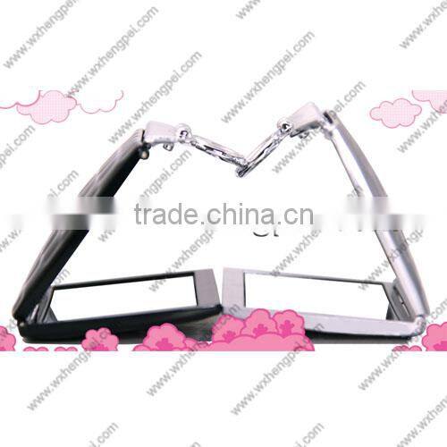 Wedding money bag type portable folding mirror