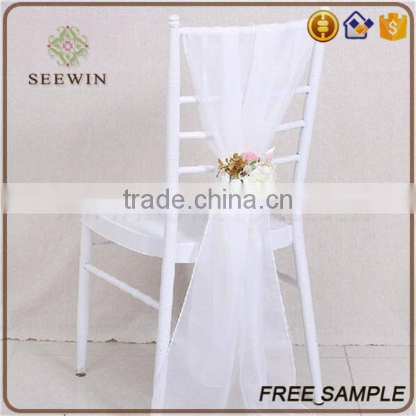 elegant organza chair sash chair decorations for wedding