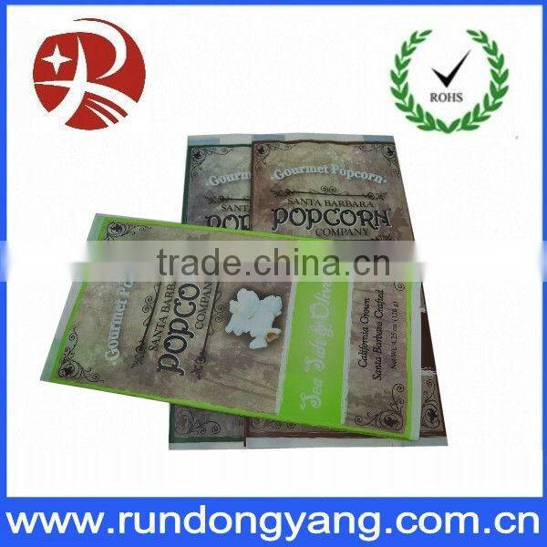 2013 New branded popcorn bags for printed