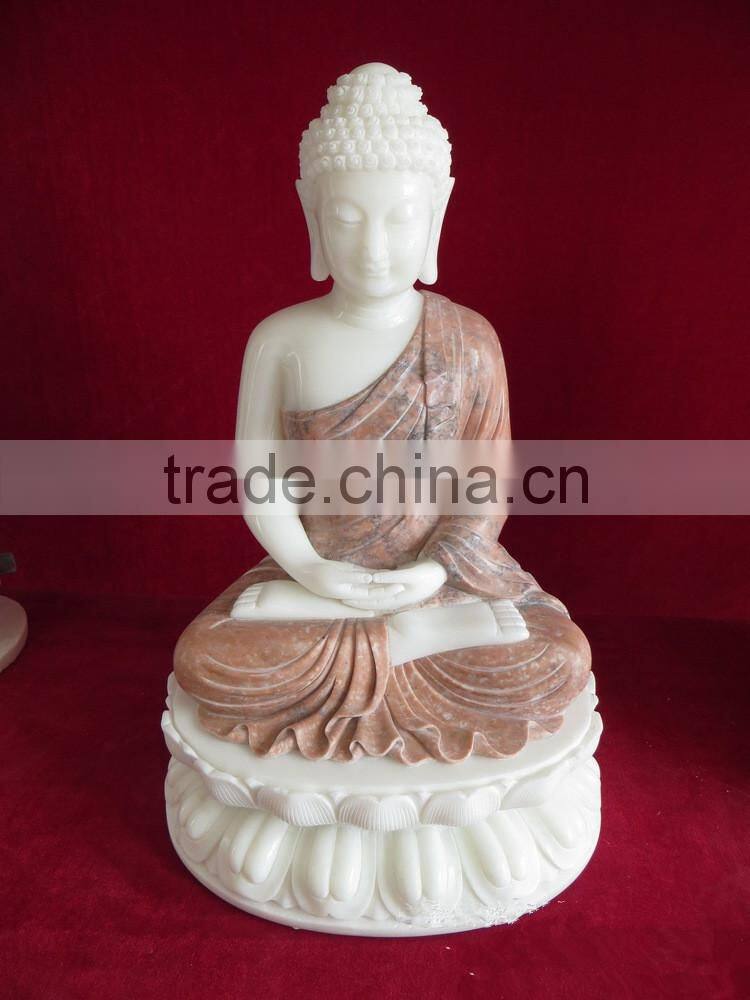 hand carved home decoration small marble stone buddha statue