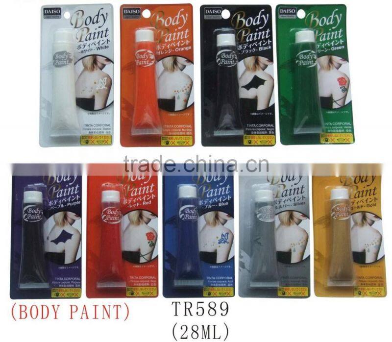 Halloween party eco-friendly 3 colors makeup face paints set