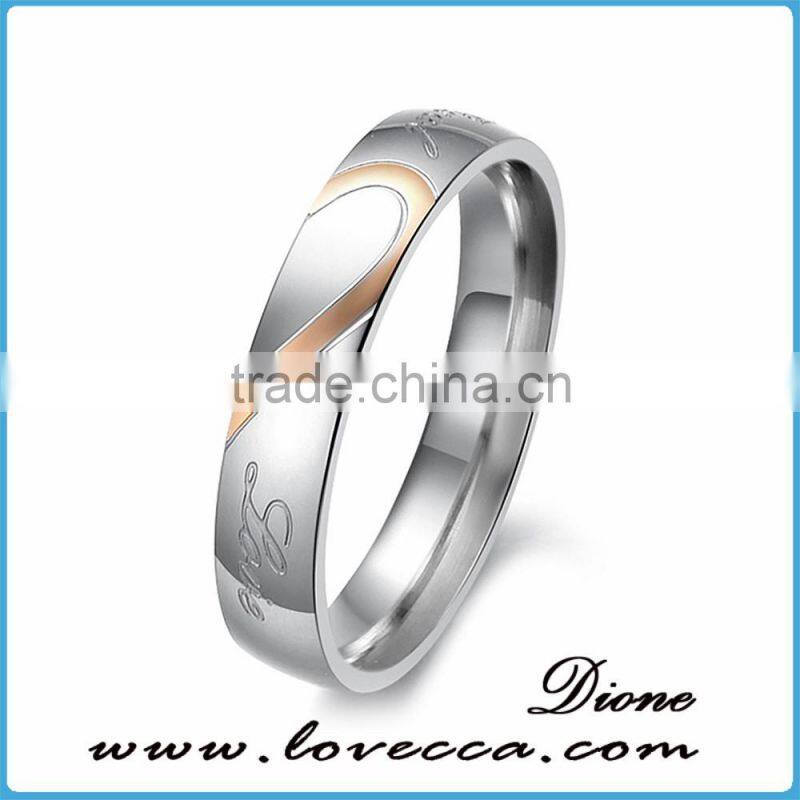 Factory new design cheap wholesale men 316l surgical stainless steel ring