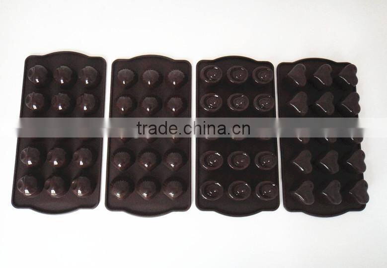 Seashell shape food grade silicone chocolate mold cake mold