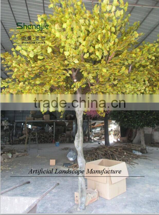 artificial gingko tree for decoration,fake gingko tree